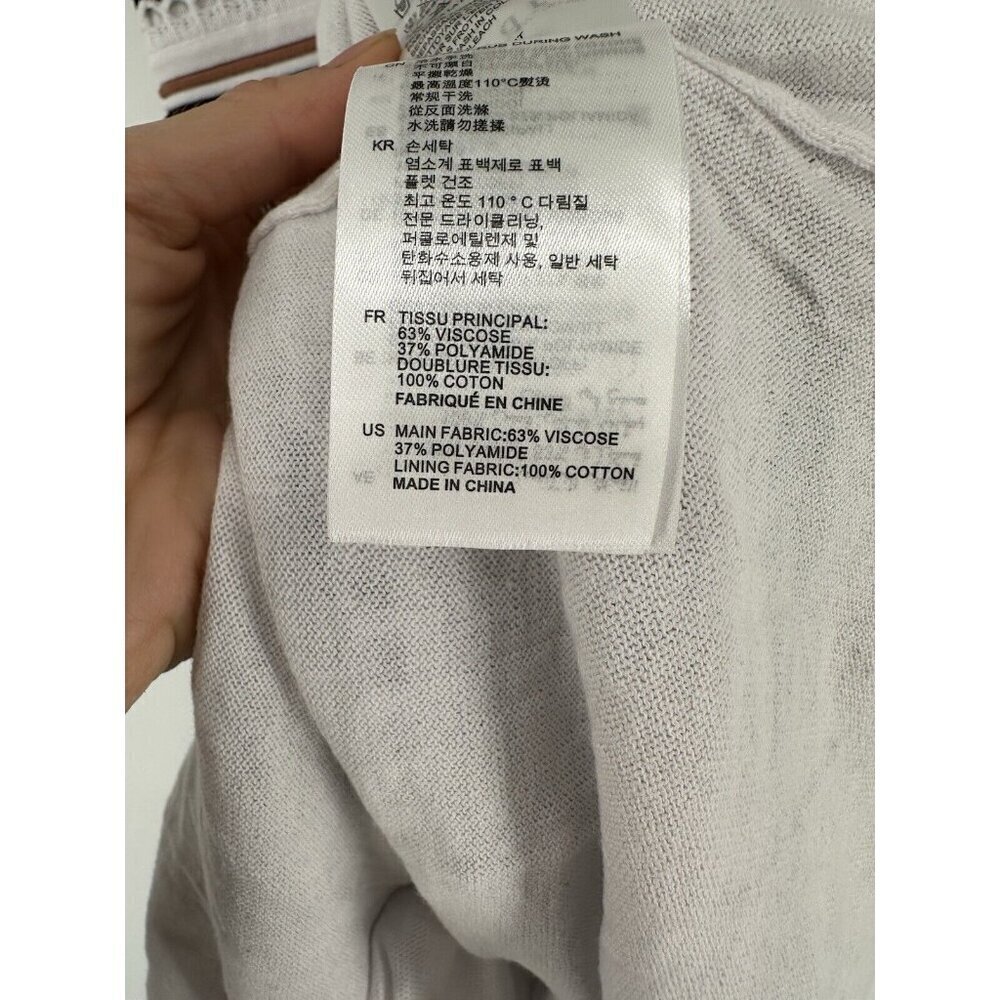 Sandro Paris Rayke Brique Knit Mini Fit And Flare Dress Women’s M READ - Picture 7 of 12